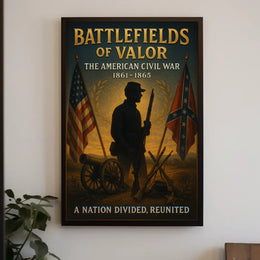 Battlefields Of Valor The American Poster