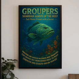 Groupers Guardians of the Reef Poster