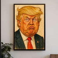 Donald Trump Caricature Poster PosterGoat
