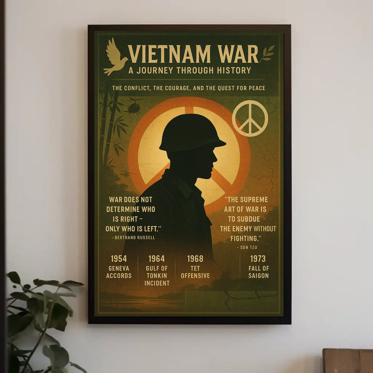 Vietnam War A Journey Through History Poster