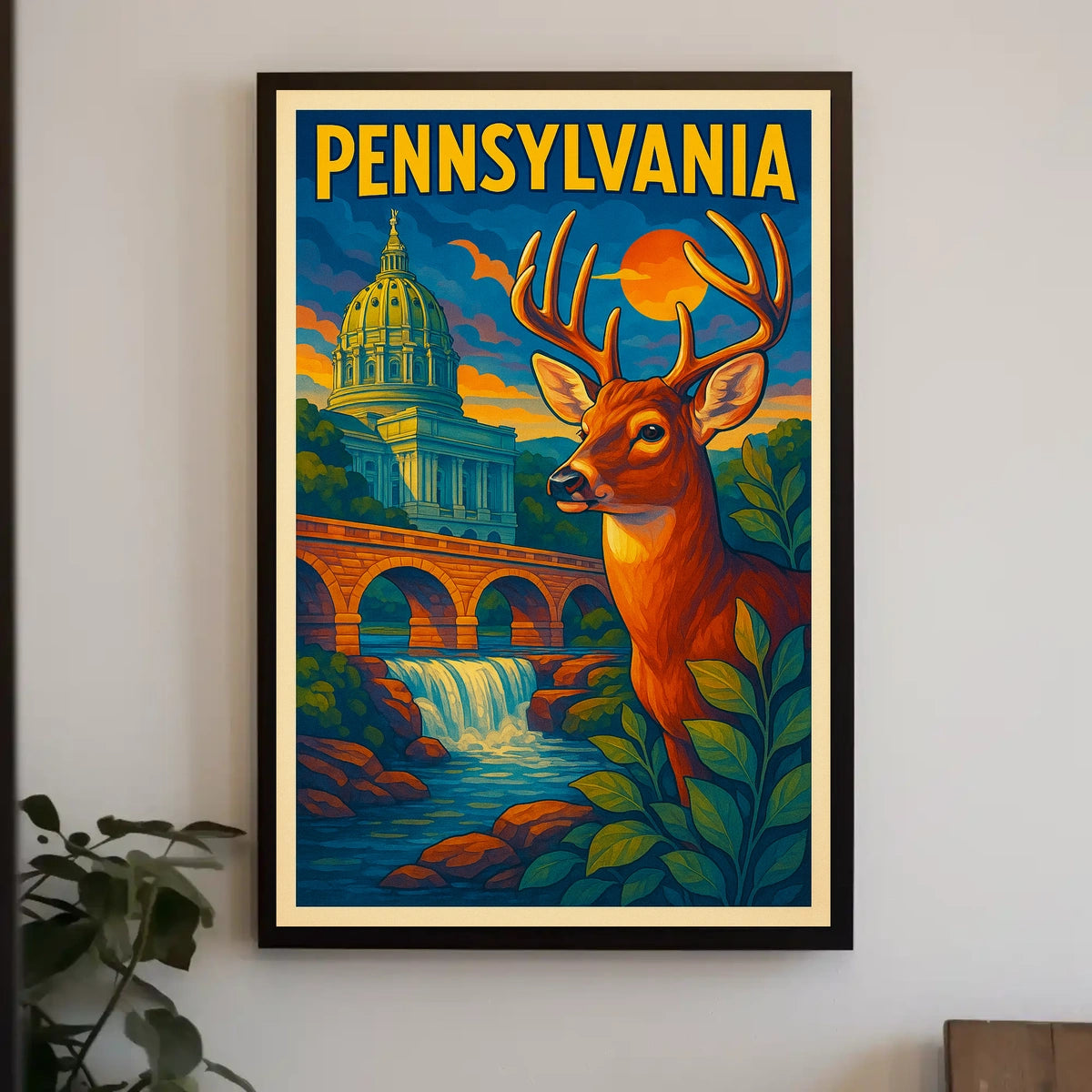 Pennsylvania Wildlife And Heritage Poster