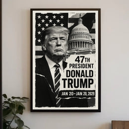 Donald Trump The Resolute Patriot Poster