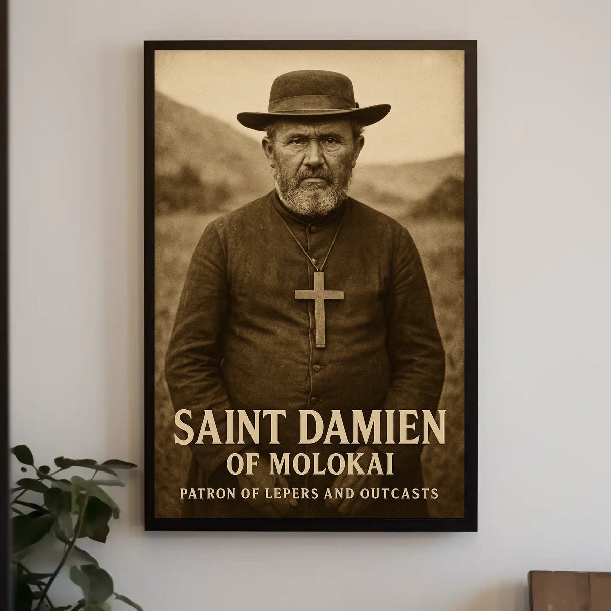 Saint Damien Of Molokai Poster
