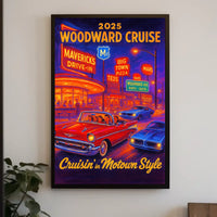 2025 Woodward Cruise Poster