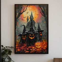 Enchanted Halloween Night Poster