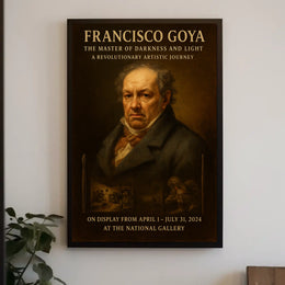 Francisco Goya The Master Of Darkness Poster