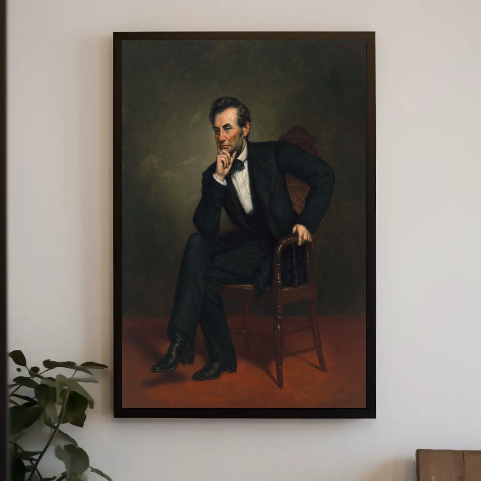 Abraham Lincoln Full Body Standing Photo Poster PosterGoat