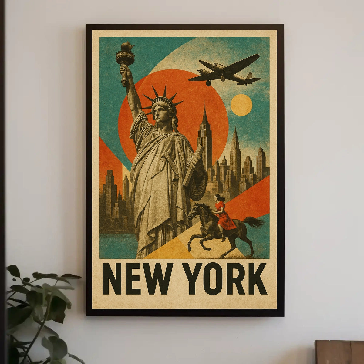 New York Iconic Imagery Poster