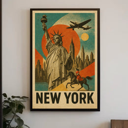 New York Iconic Imagery Poster