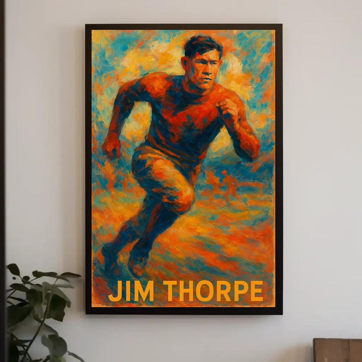 Jim Thorpe Athletic Icon Poster
