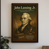 John Lansing Jr. A Luminary of Early American Jurisprudence Poster
