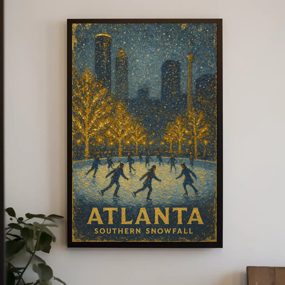 Atlanta Southern Snowfall Poster