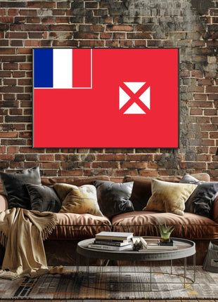 Wallis and Futuna Flag Patriotic Display Country Flag Poster