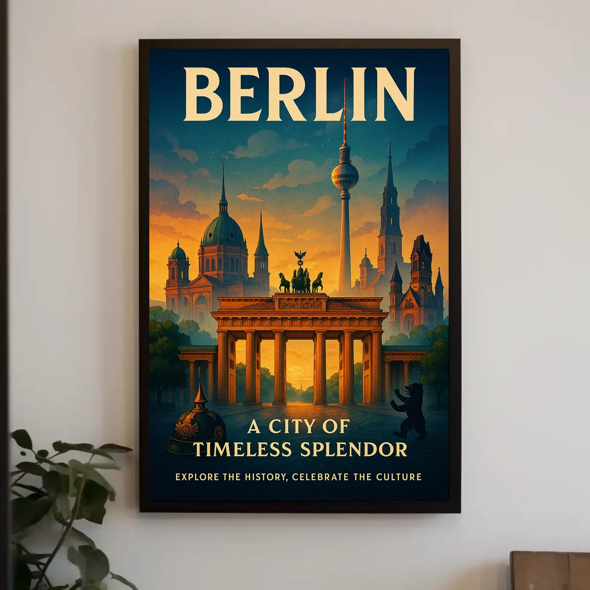 Berlin A City of Timeless Splendor Poster
