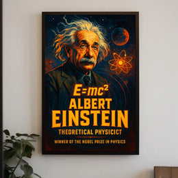 Albert Einstein Nobel Prize In Physics Poster