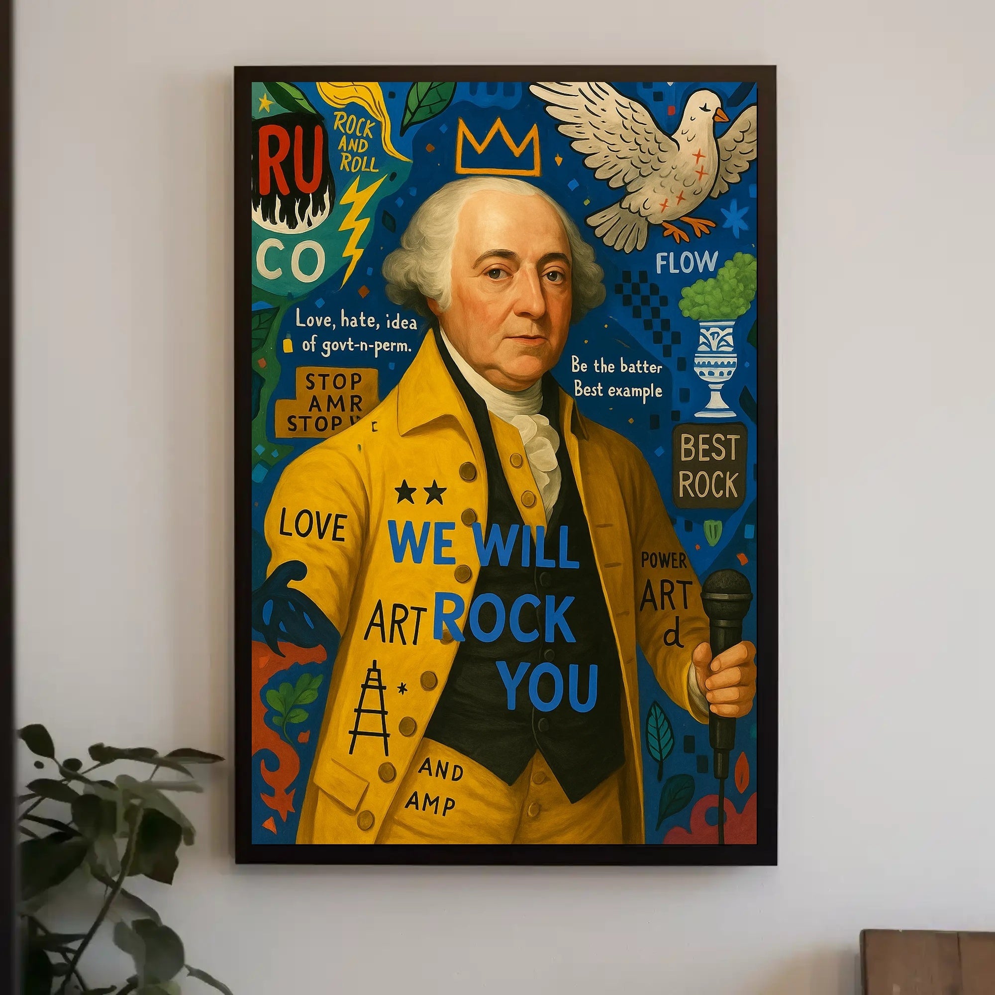 18th Century Rock Fusion Art for Modern Spaces
