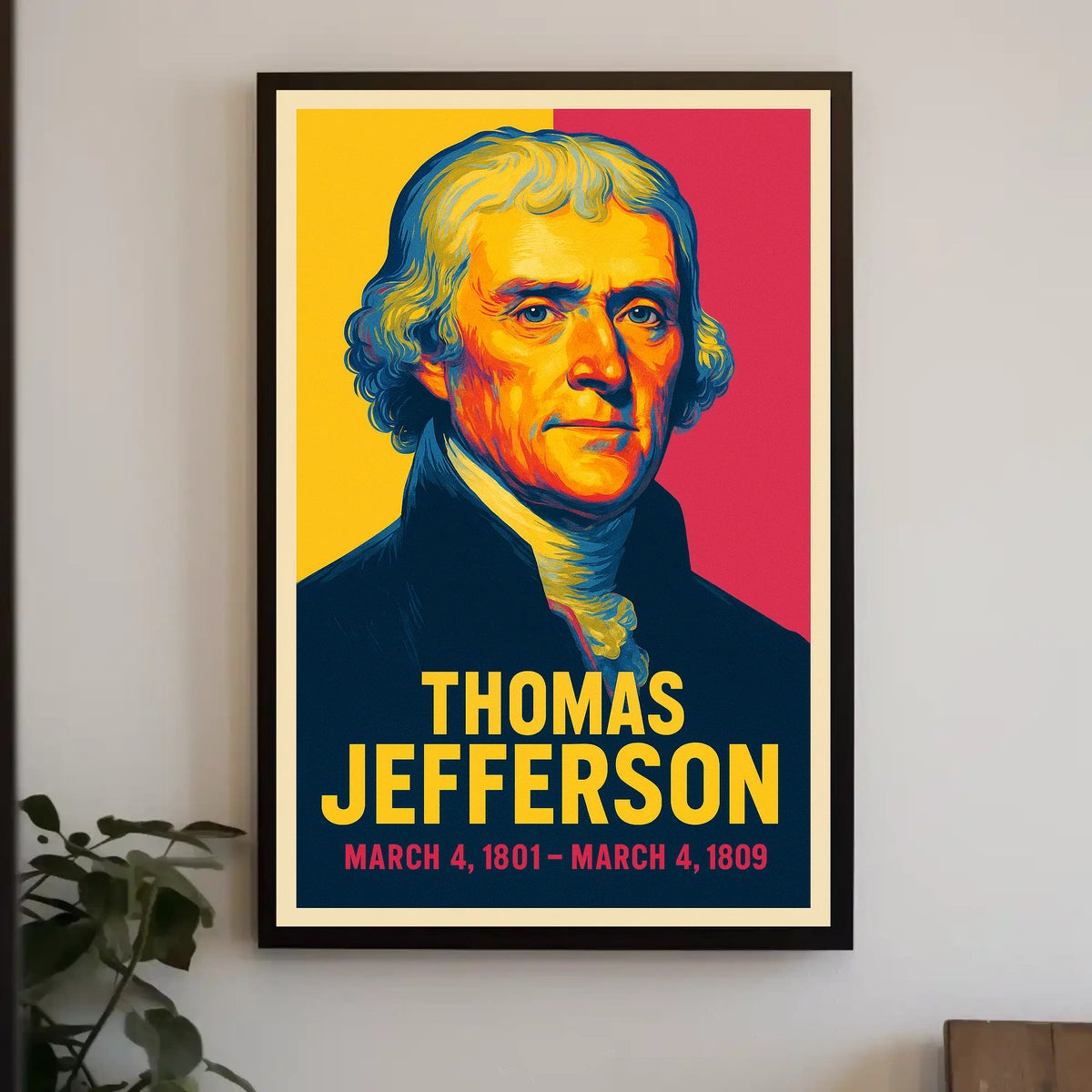Thomas Jefferson 3rd President Poster
