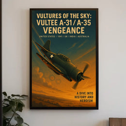 Vultures Of The Sky Vultee A-31A-35 Poster