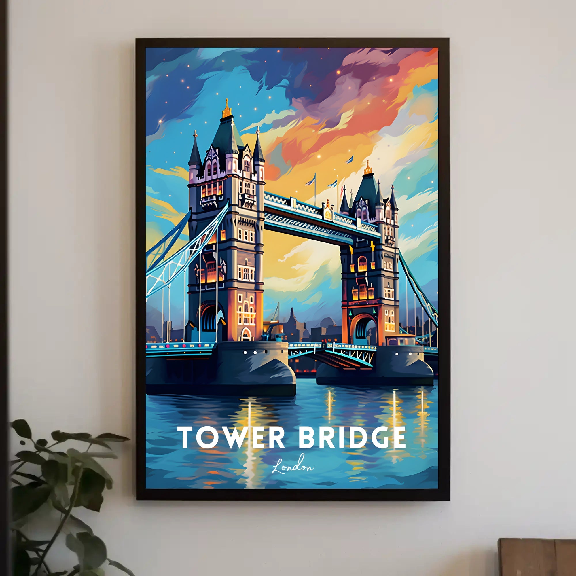 Tower Bridge Dreamscape London Urban or Cityscape Poster