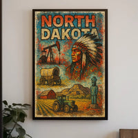 North Dakota Heritage Poster