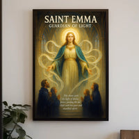 Saint Emma Guardian of Light Poster PosterGoat