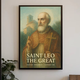 Saint Leo The Great Poster