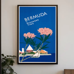Bermuda In Oleander Time Poster