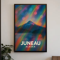 Juneau Alaska Harbor Glacier Photography Realism Poster