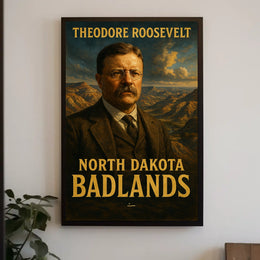 Theodore Roosevelt And The North Dakota Poster