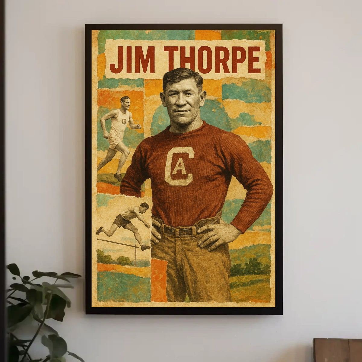 Jim Thorpe Athletic Legend Poster