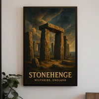 Stonehenge Wiltshire England Photography Wanderlust Poster