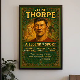 A Legend of Sport Jim Thorpe Poster