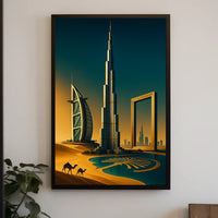 Architectural Wonders Of Dubai Poster