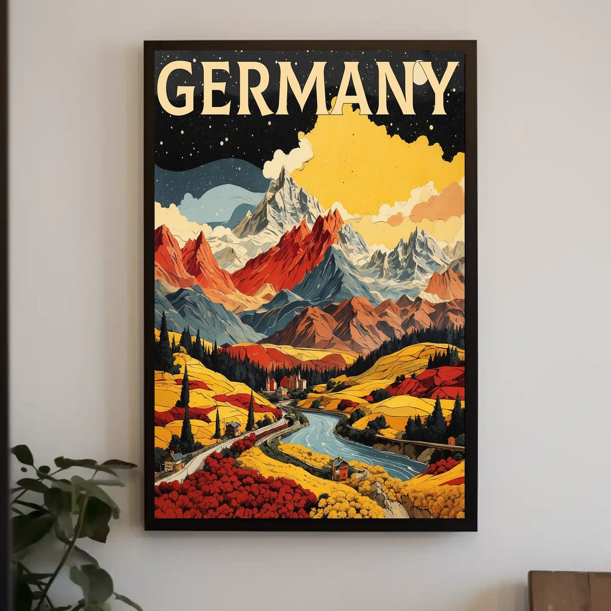 Germany A Scenic Journey Poster