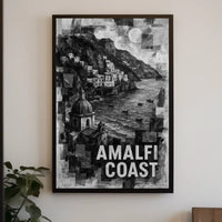 Amalfi Coast Poster Wall Art For Living Rooms Decor