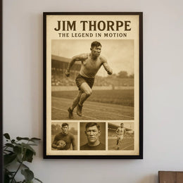 Jim Thorpe The Legend in Motion Jim Thorpe Poster