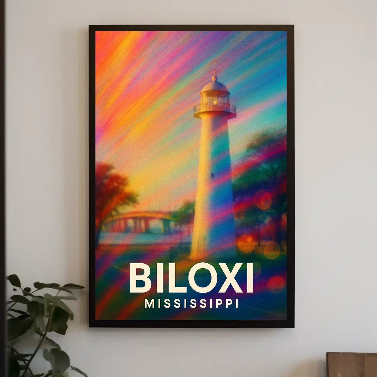 Biloxi Lighthouse Mississippi Poster