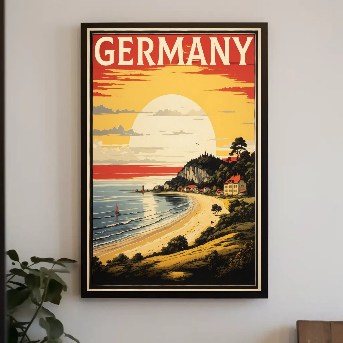 Germany Coastal Landscape Poster