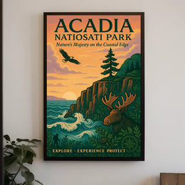 Acadia National Park Poster