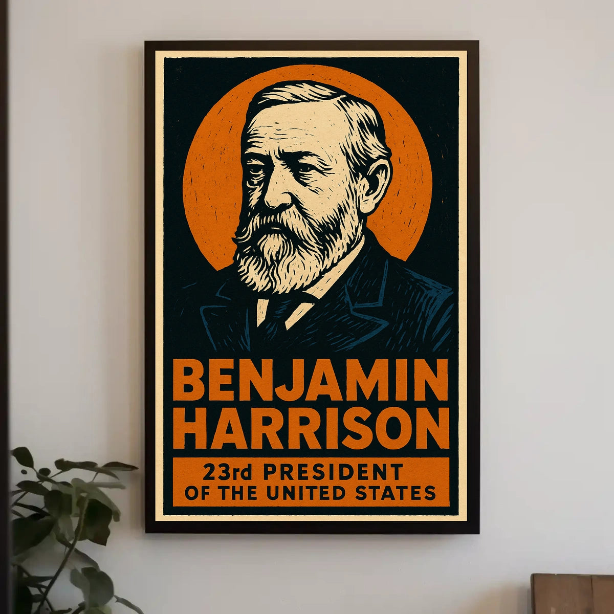 Benjamin Harrison 23rd President Poster