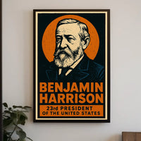 Benjamin Harrison 23rd President Poster