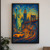 Vibrant New York Cityscape Poster