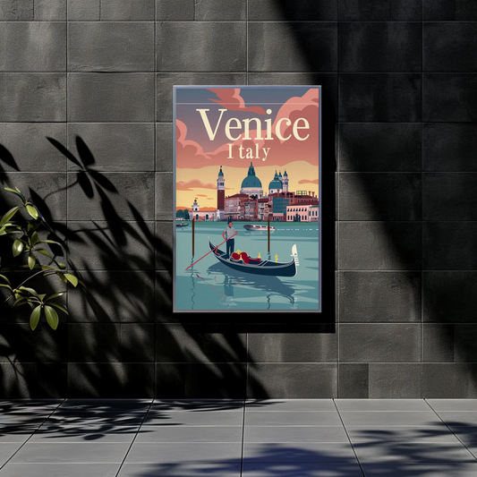 Venice Italy Vintage Poster