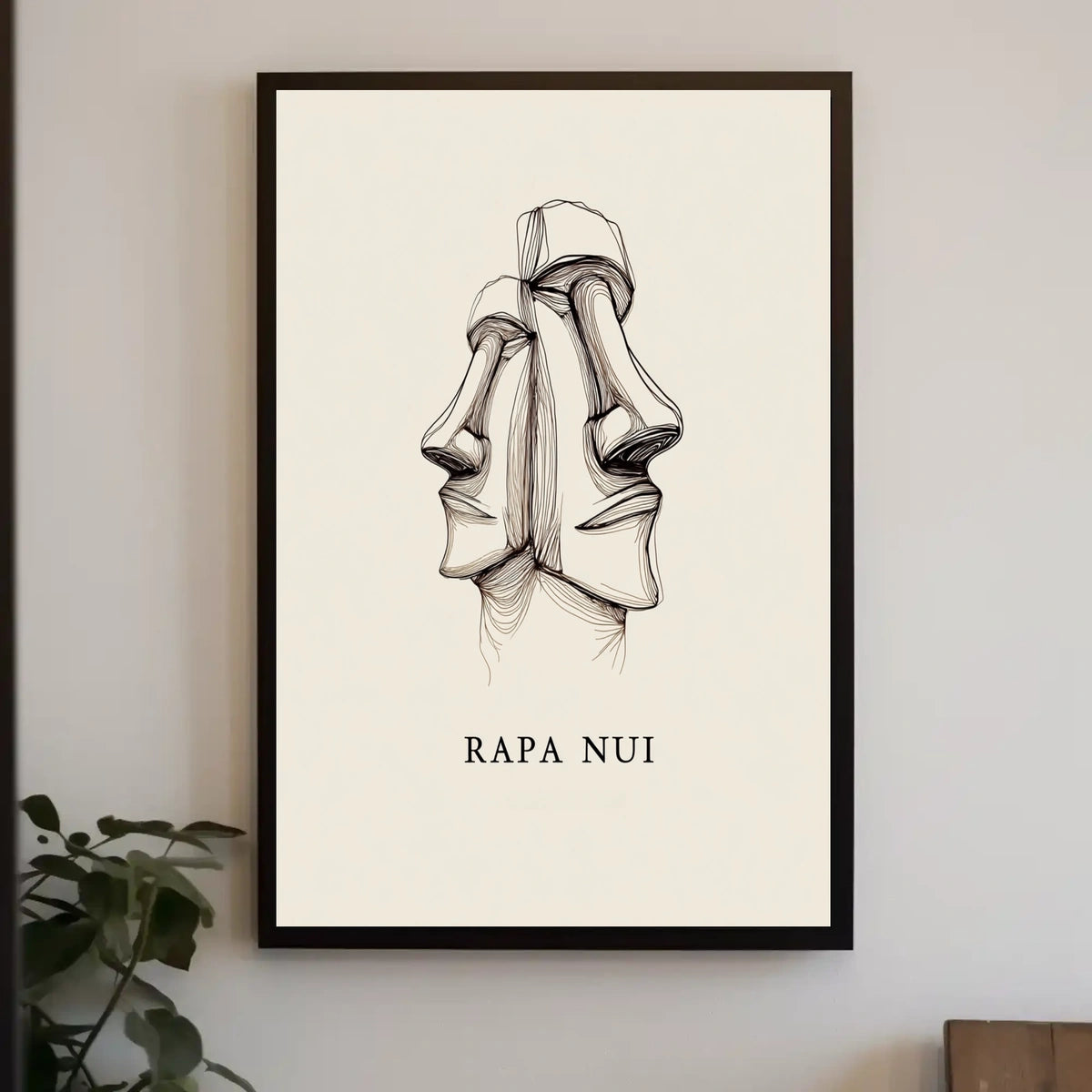 Rapa Nui Moai Statues Poster