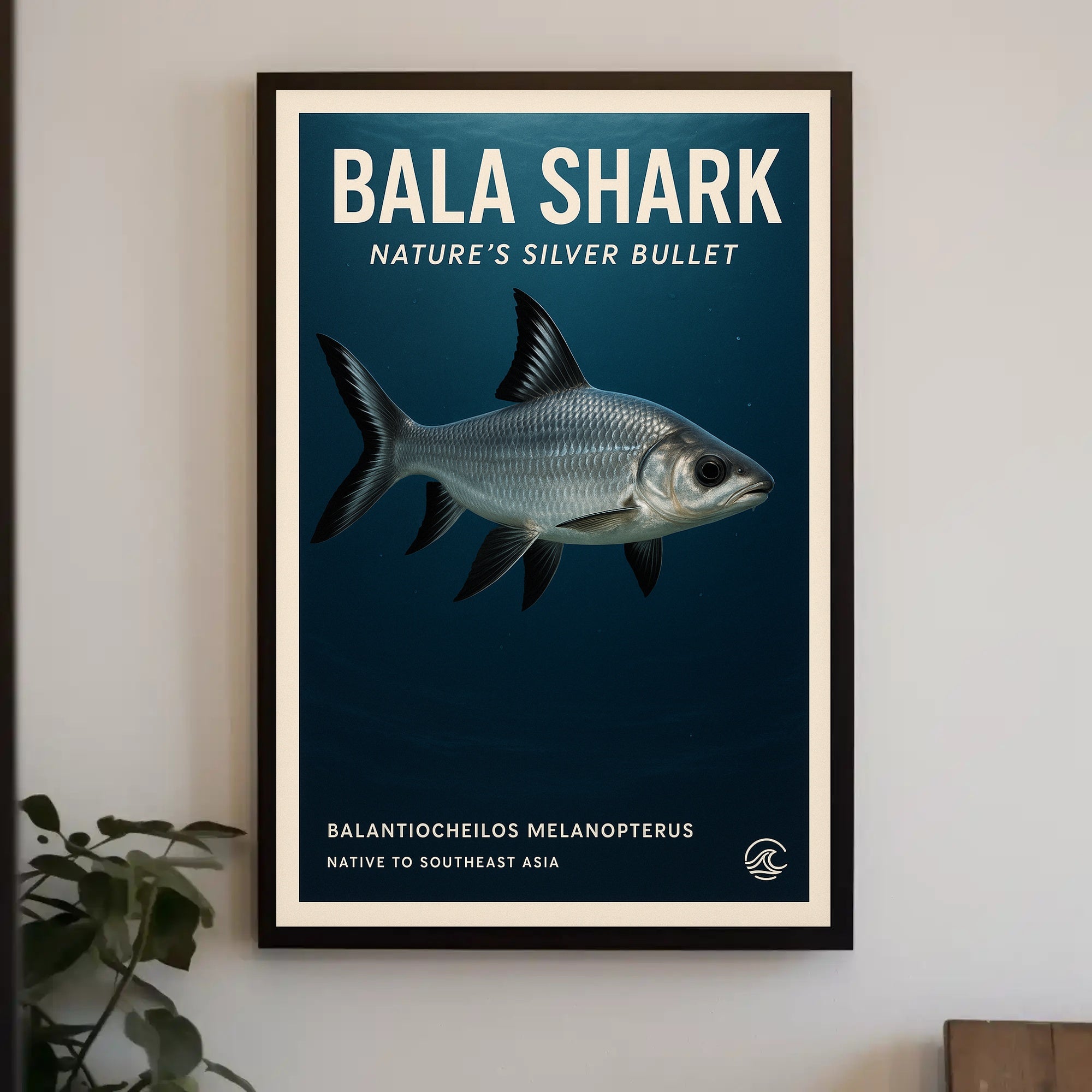 Bala Shark Nature’s Silver Bullet Animal Poster