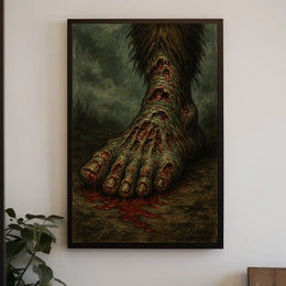 The Monstrous Foot Poster Cityscape Travel Wall Art