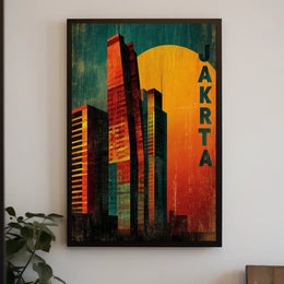Jakarta Skyline Poster