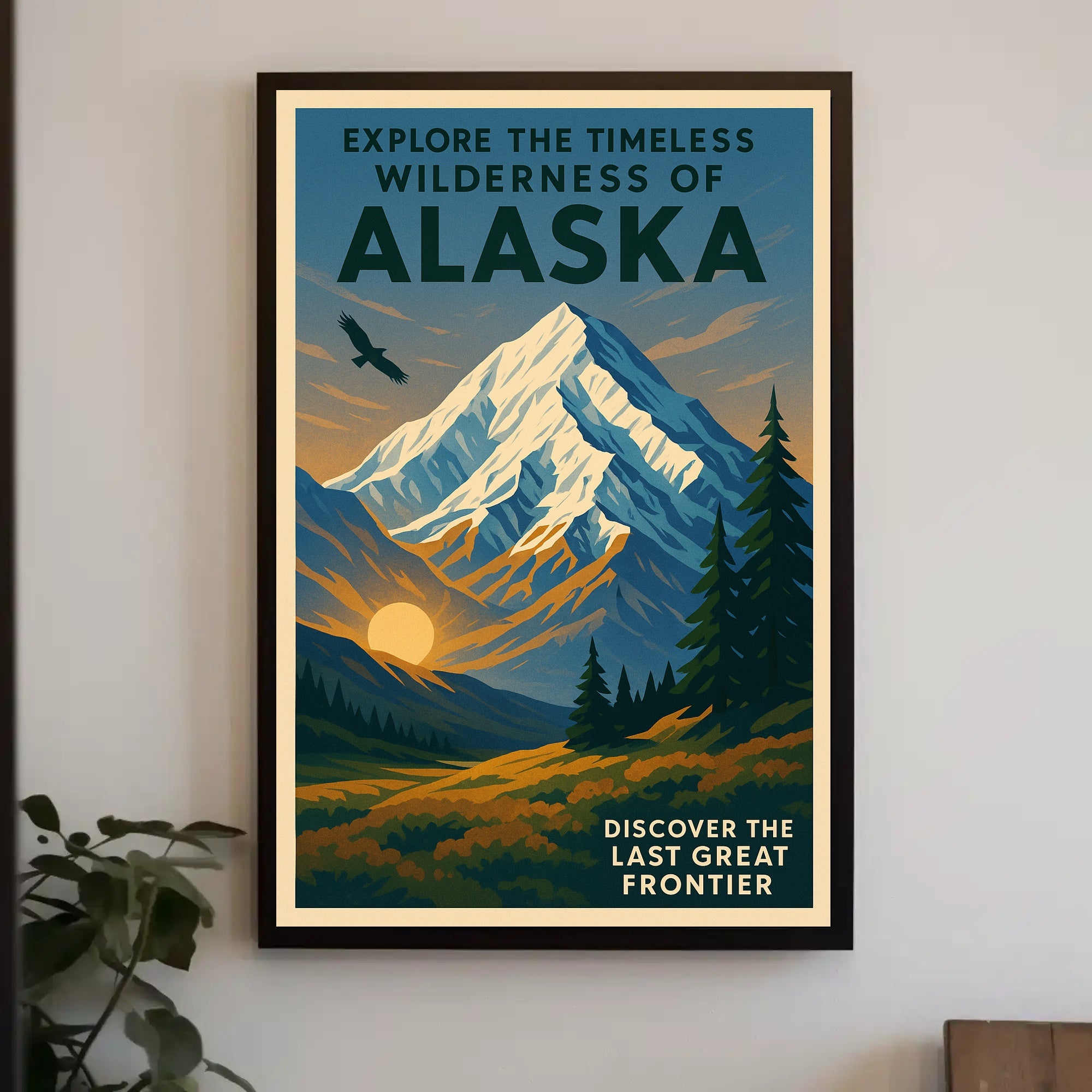 Discover The Last Great Frontier Poster PosterGoat