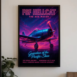 F6F Hellcat The Ace Maker Poster