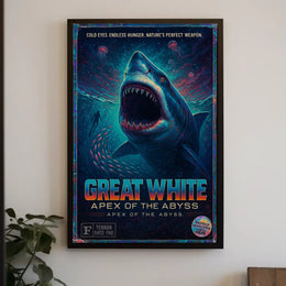 Great White Apex of the Abyss Poster